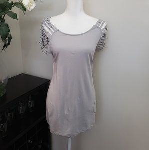 Vintage Baby Phat Scoop Neck Decal Tunic Top